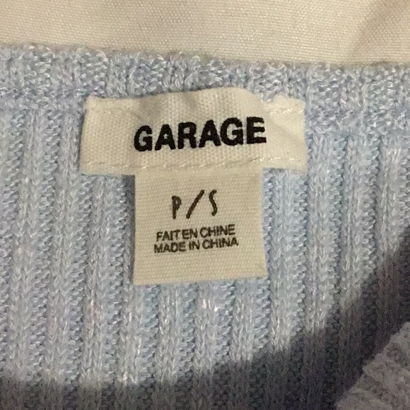 Garage ribbed crop tank top - Picture 2 of 2